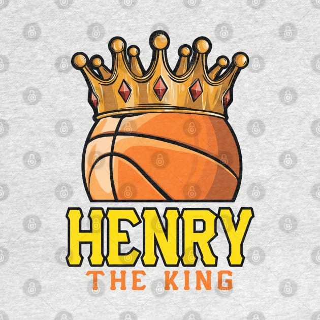 Henry The King Basketball Custom Player Your Name by Baseball Your Name